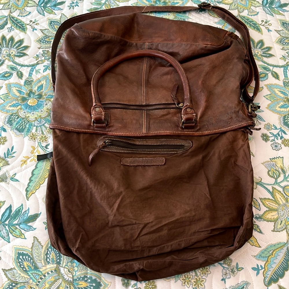 Amsterdam Heritage brown leather crossbody bag. - Picture 9 of 16